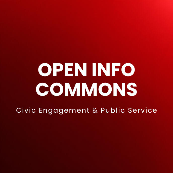 Open INFO Commons Civic Engagement and Public Service